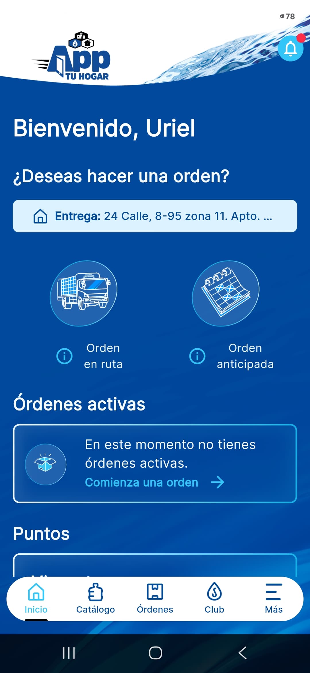 APP Tu Hogar — Agua Pura Salvavidas